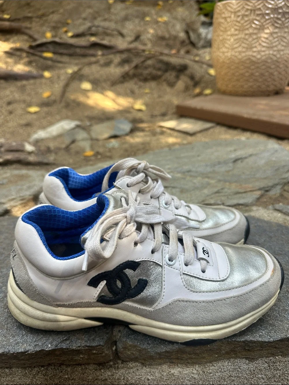 Chanel  CC Logo Sneakers